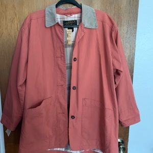 Eddie Bauer Corle Barn Coat with Plaid Lining